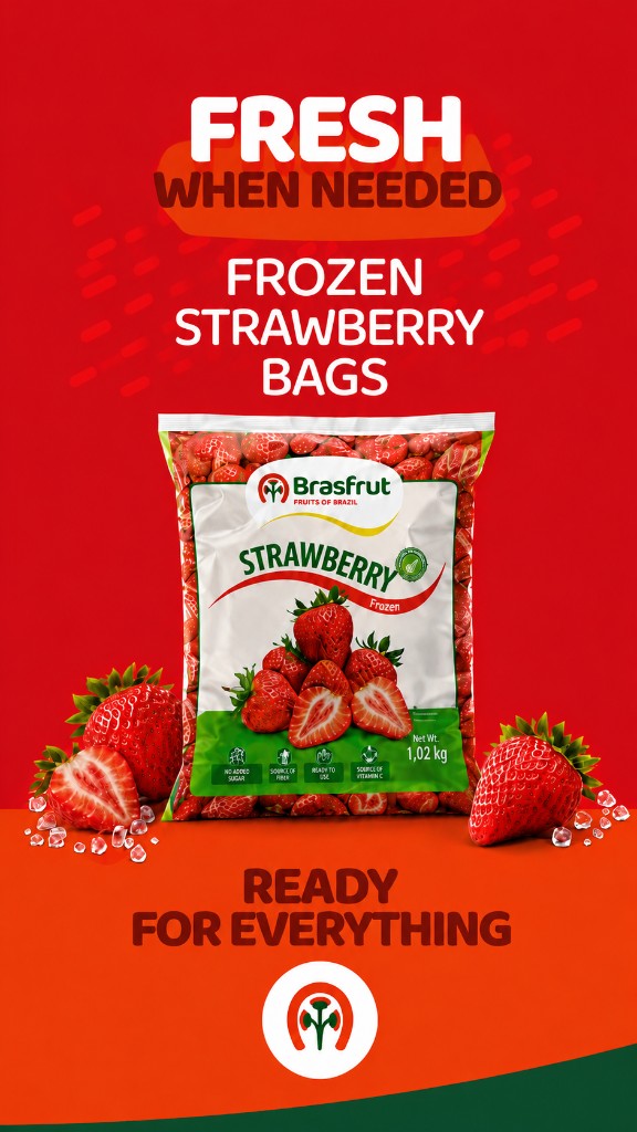 Brasfrut Frozen Strawberry